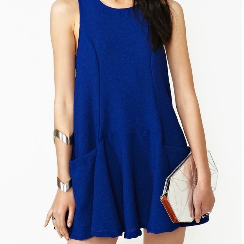 Nasty Gal Now or Never Dress - Cobalt Blue